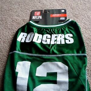 Aaron Rodgers petwear jersey NFL pa extra large